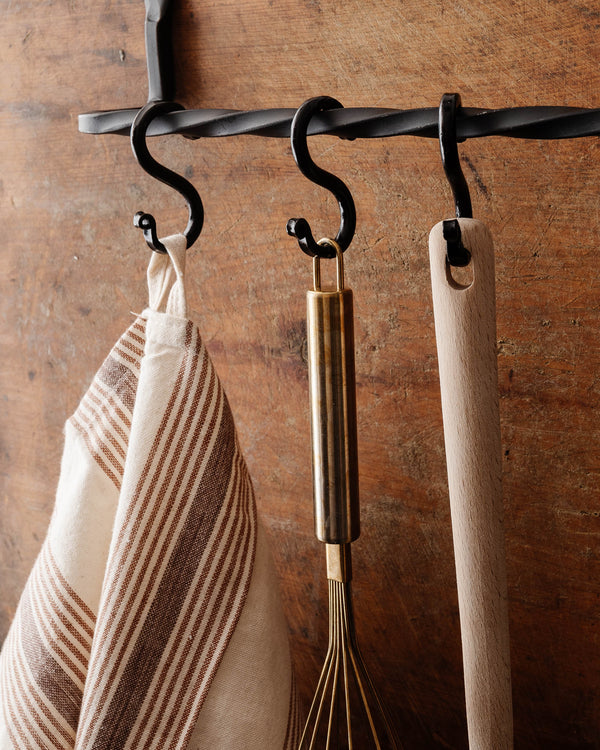 Wrought Iron Twisted Towel Bars – Lone Fox