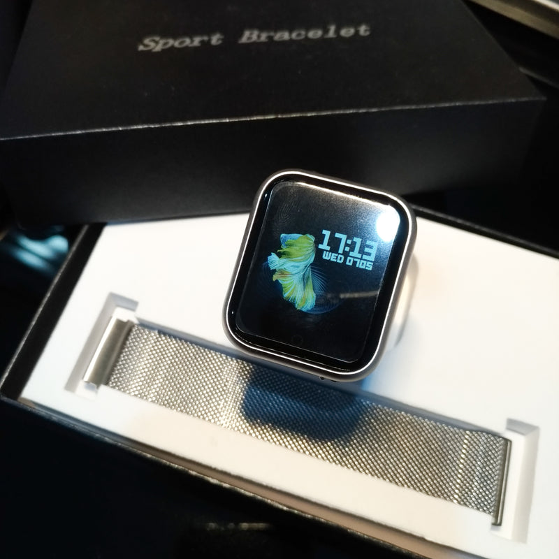 Pro* นาฬิกา Smart Watch P70 Pro นาฬิกาออกกำลังกาย สายรัดข้อมือ  แถมฟรีสายเรซิ่น1 เส้น!!
