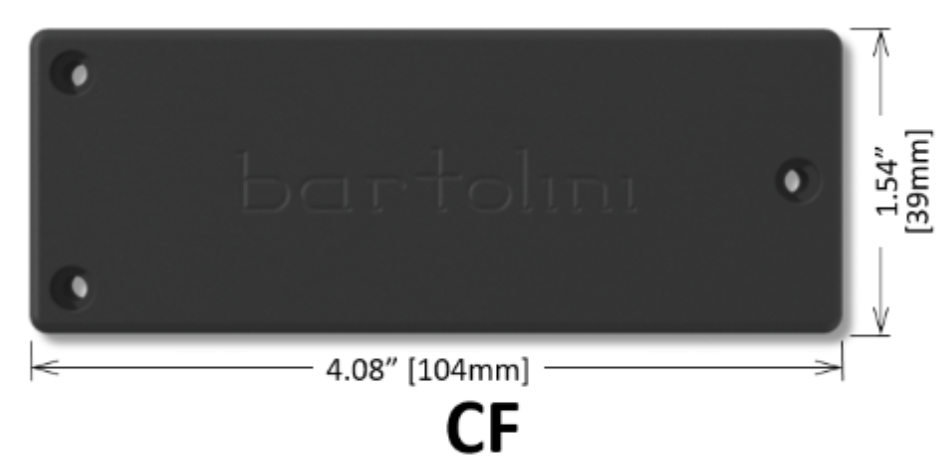 Bartolini CF4CBC Dimensions