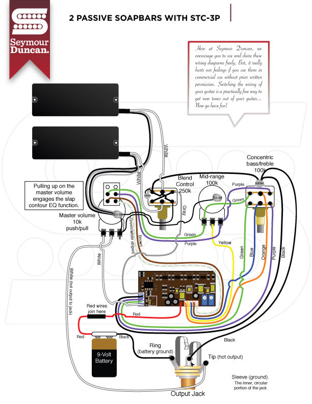 Pj Bass Wiring Diagram : Wiring Help Pj Bass W Blend Knob Luthier - Following diagrams is fairly