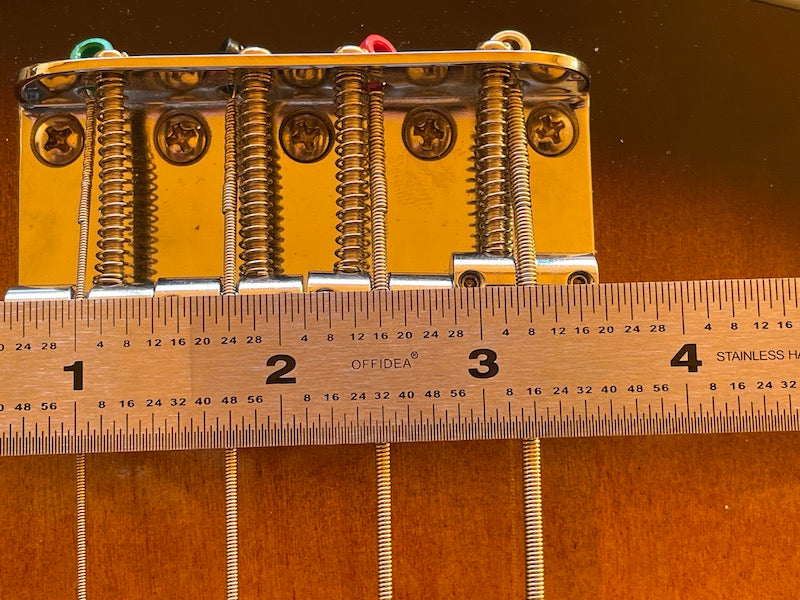 Measuring Bridge Spacing using Imperial measurement