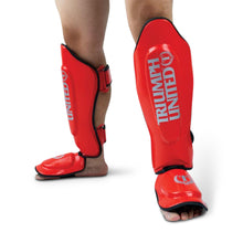 Load image into Gallery viewer, TU TBC Shin Guards / Red