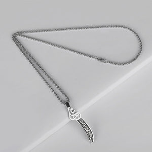 Sword of Imam Ali stainless steel pendant & necklace-BOLD InStyle