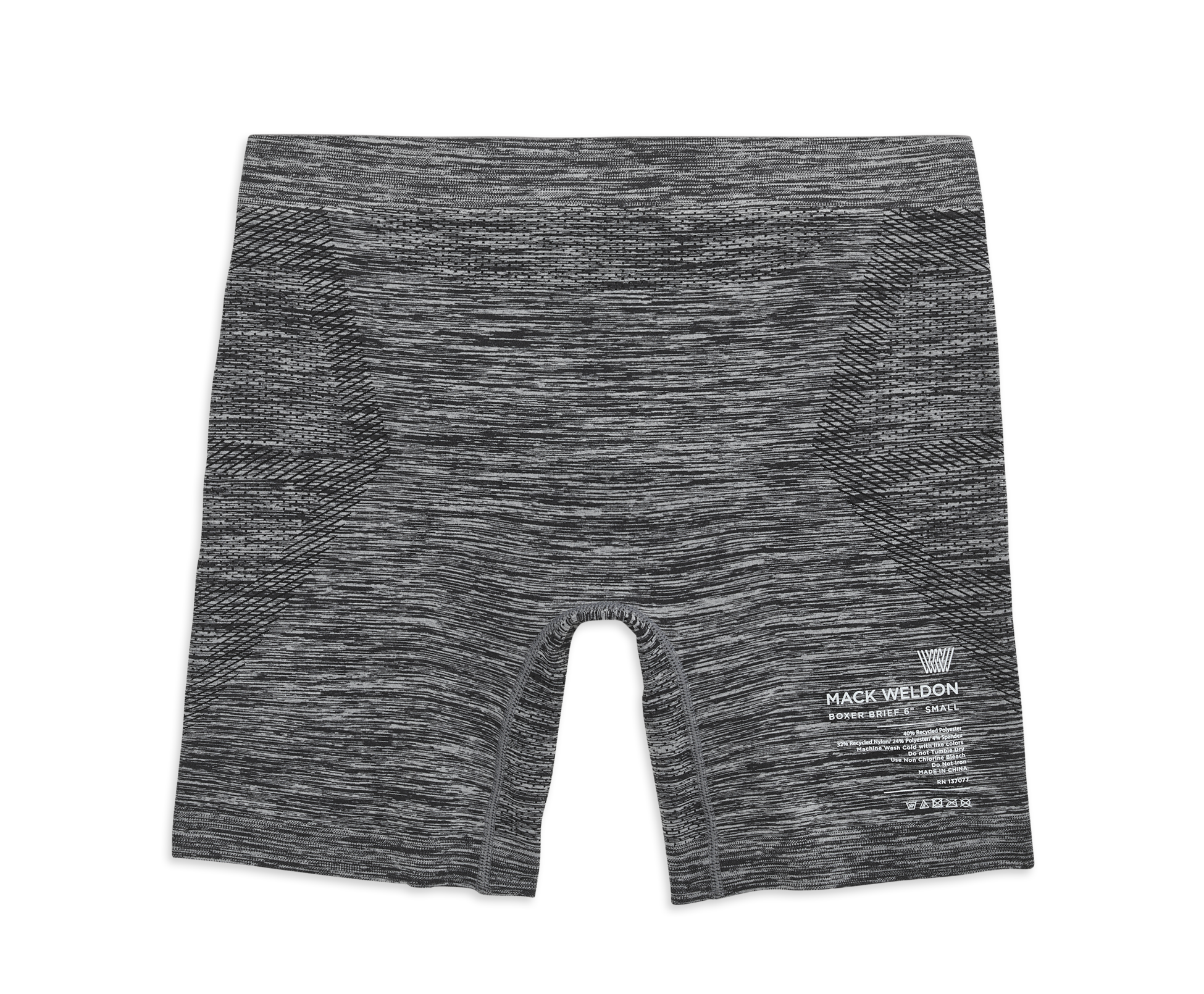 Most Comfortable Stealth Boxer Briefs Charcoal Heather Marl Mack Weldon