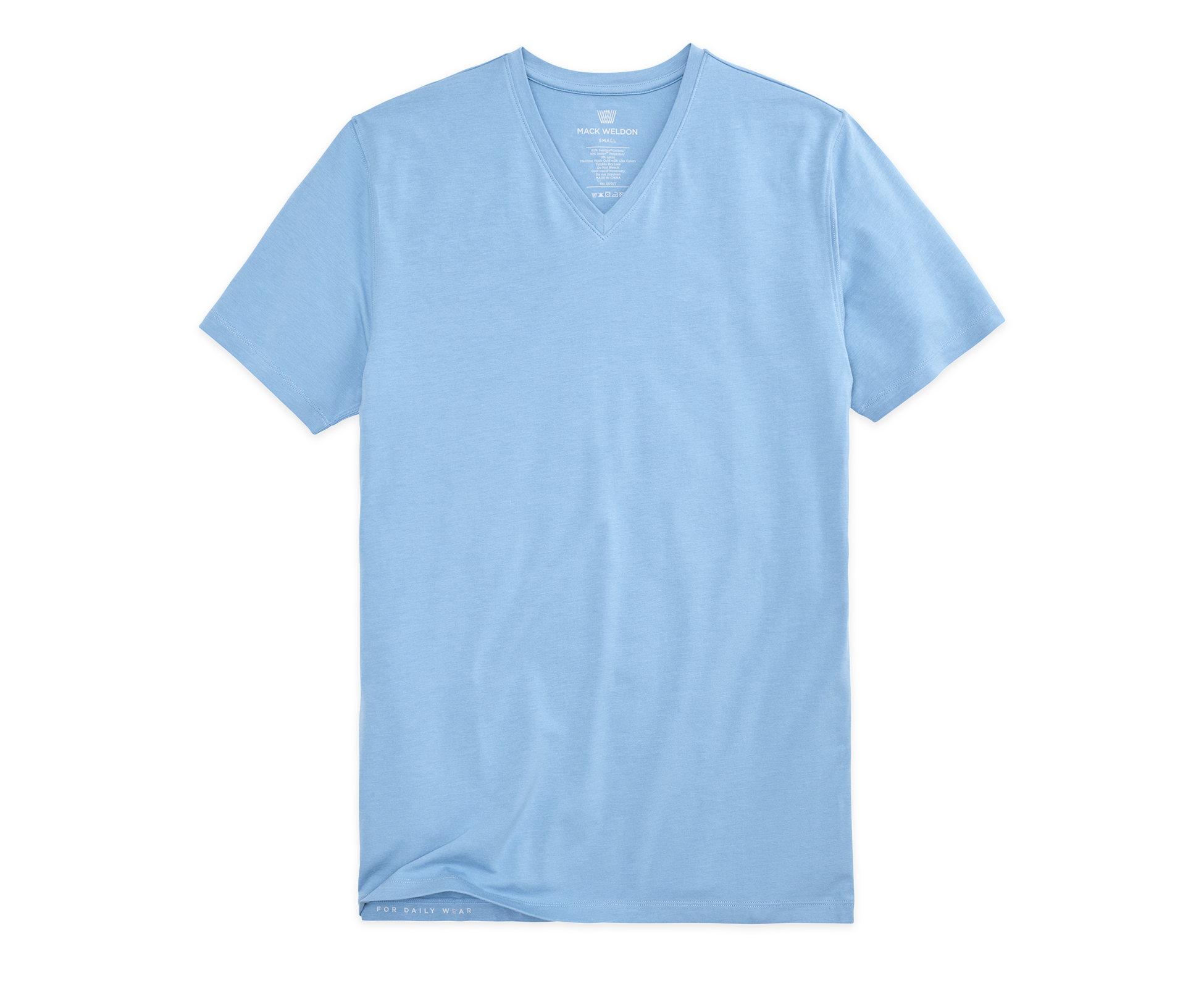 Mack Weldon SILVER V-Neck T-Shirt INTERNATIONAL SHIPPING