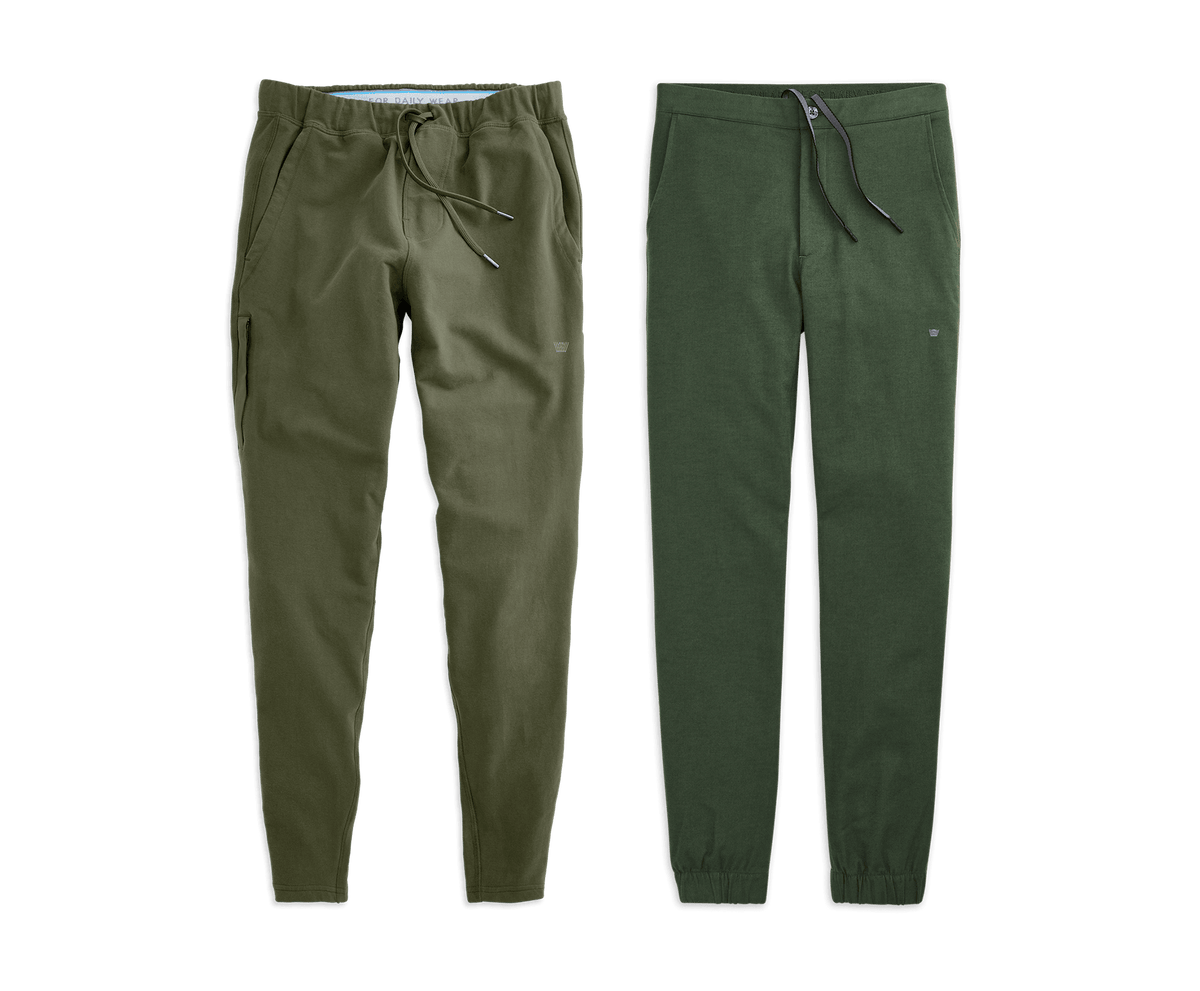 All-Around Lounge Pants Set Commando / Infantry Heather – Mack Weldon