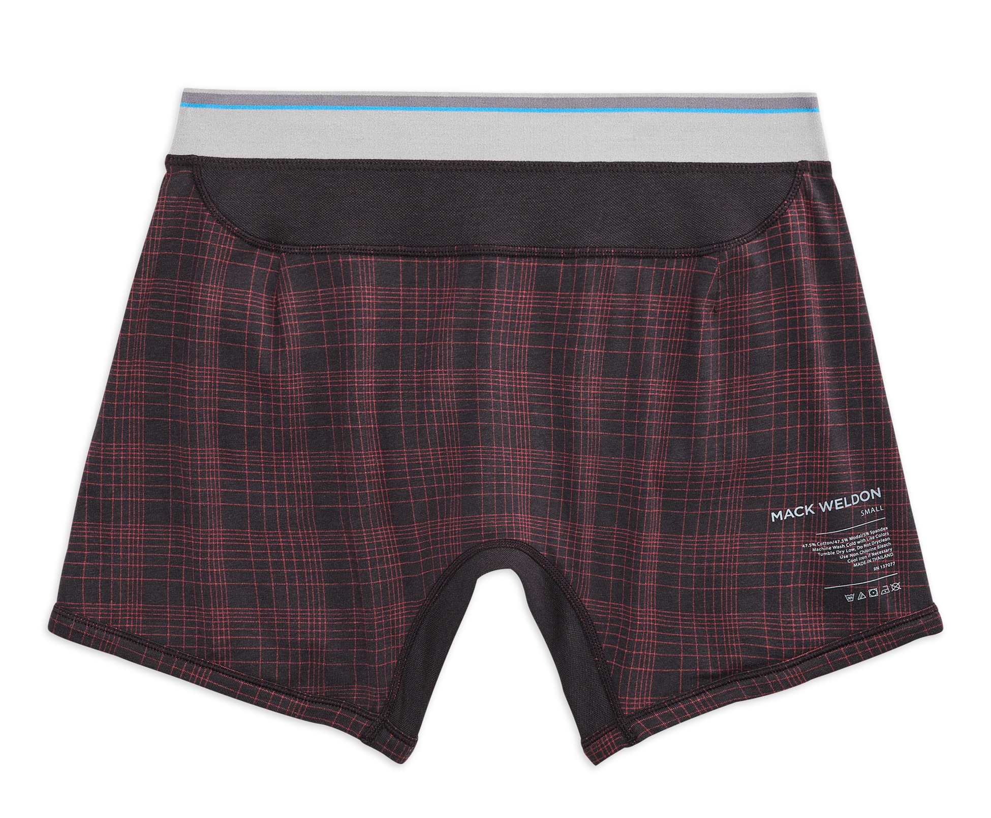 18-Hour Jersey Boxer Brief Crimson Doppler Plaid