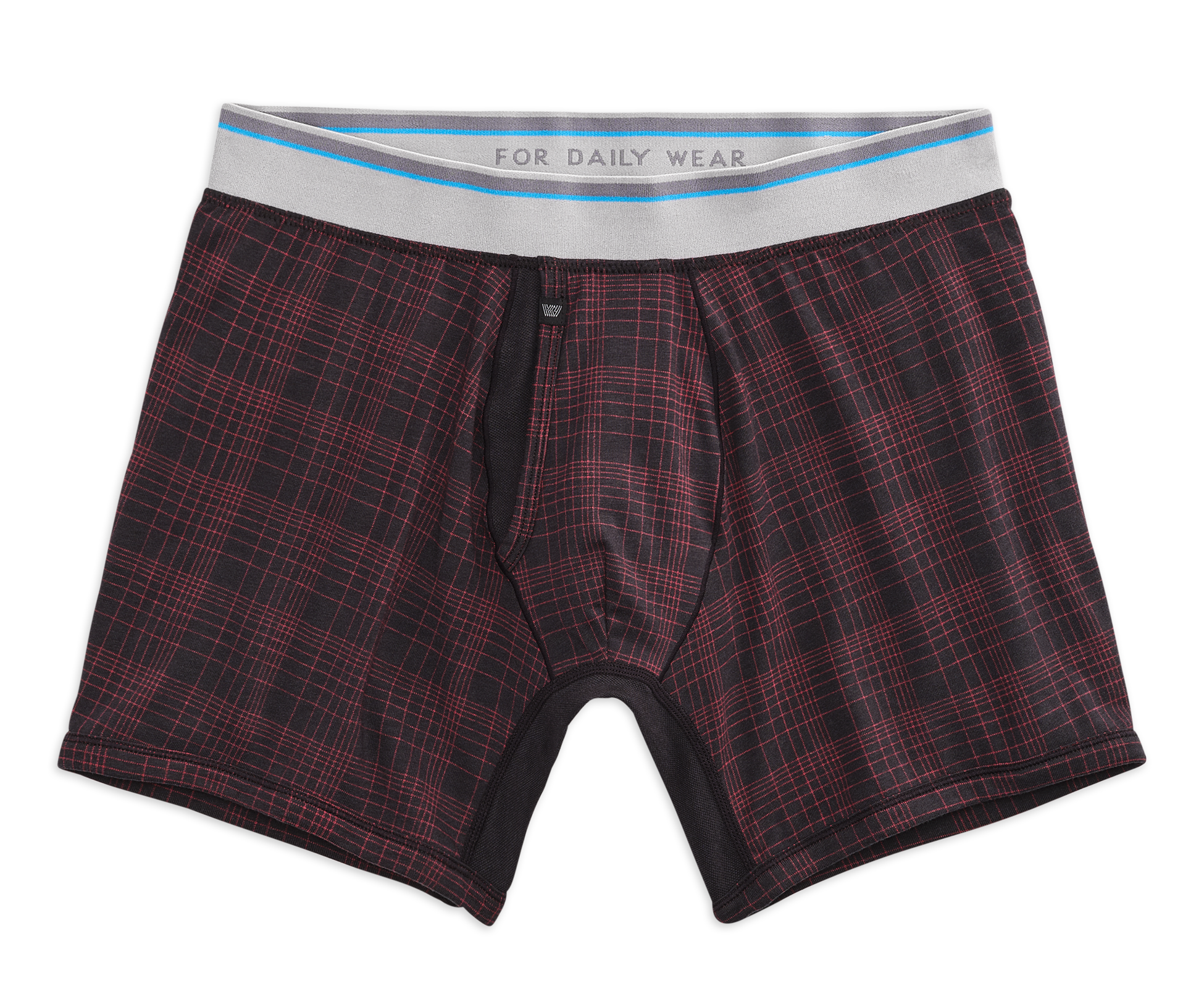 18-Hour Jersey Boxer Brief Crimson Doppler Plaid