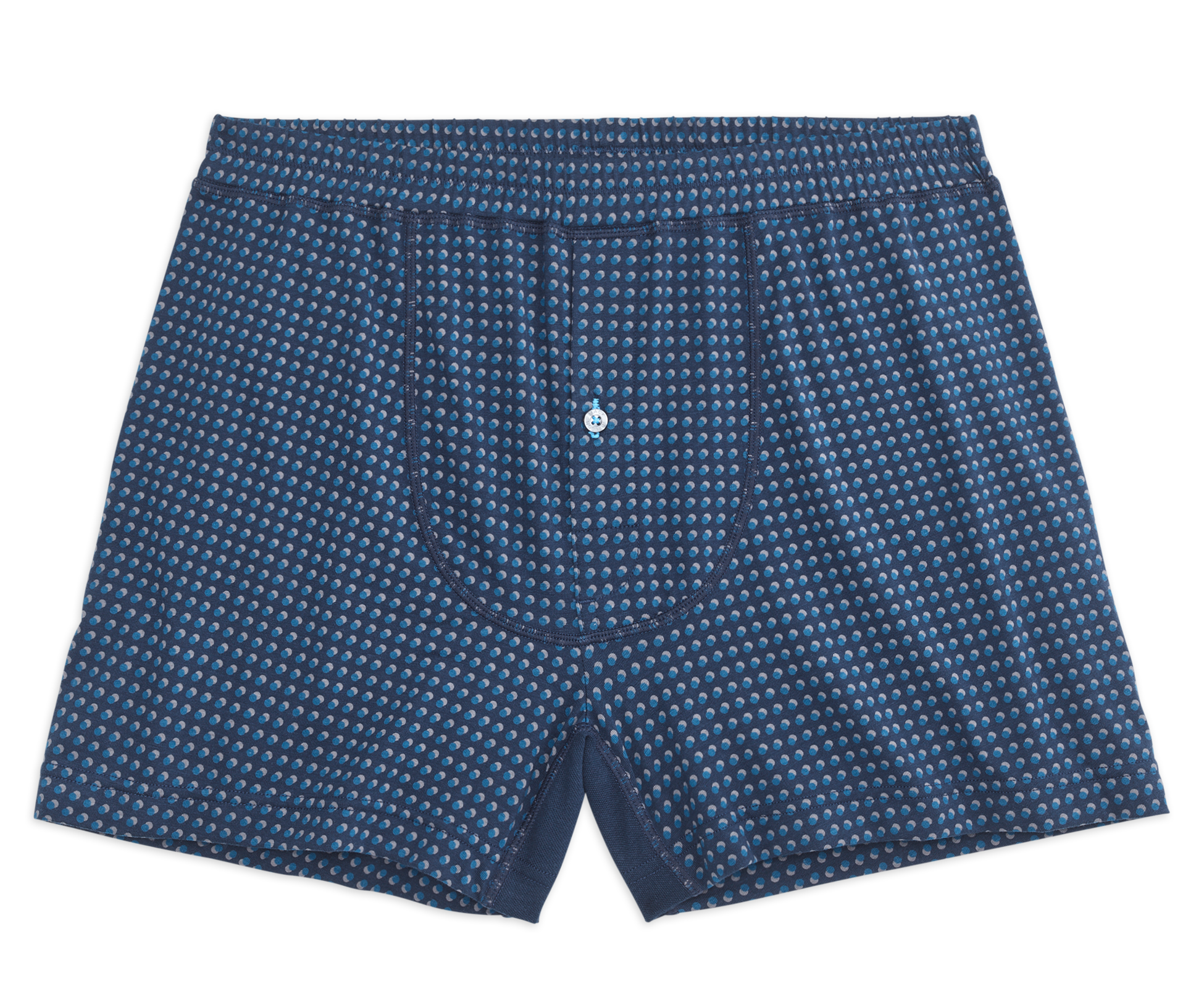 18-Hour Jersey Knit Boxer True Navy Shadow Dot