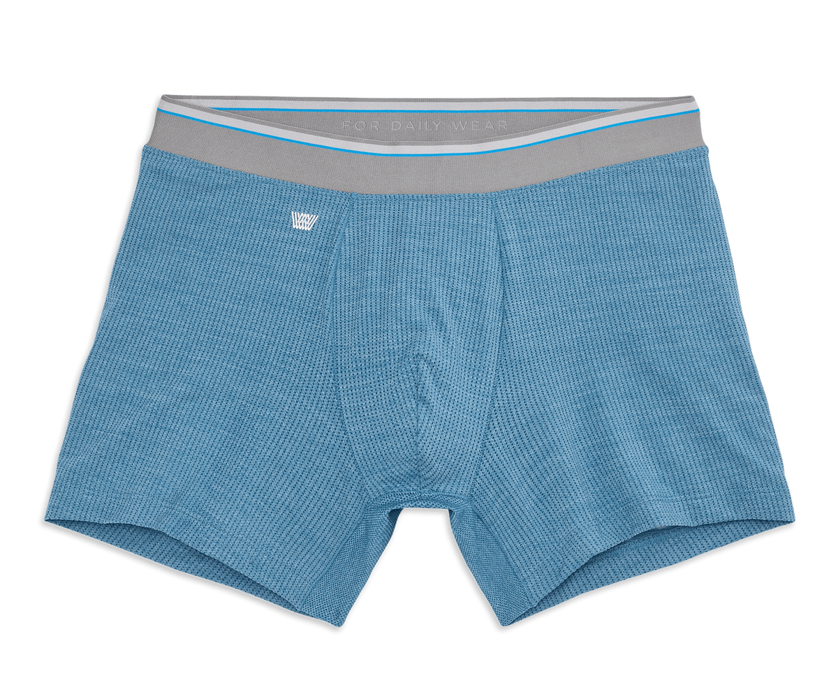 AIRKNITx Boxer Brief Deep Lake Heather – Mack Weldon