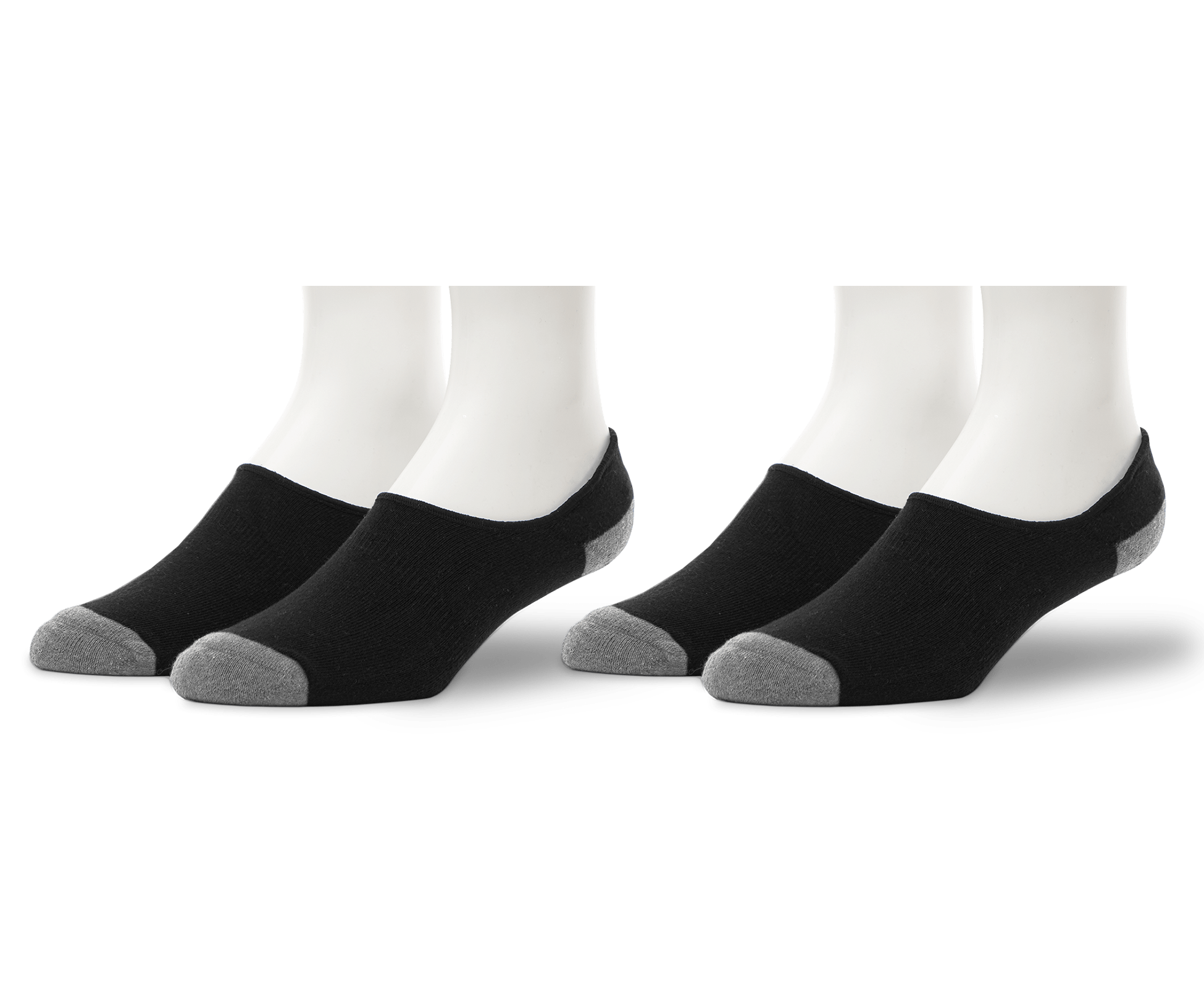 2-Pack Everyday No Show Sock True Black