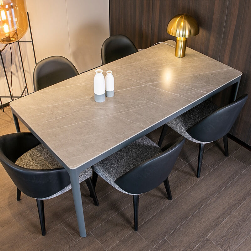 grey leg dining table