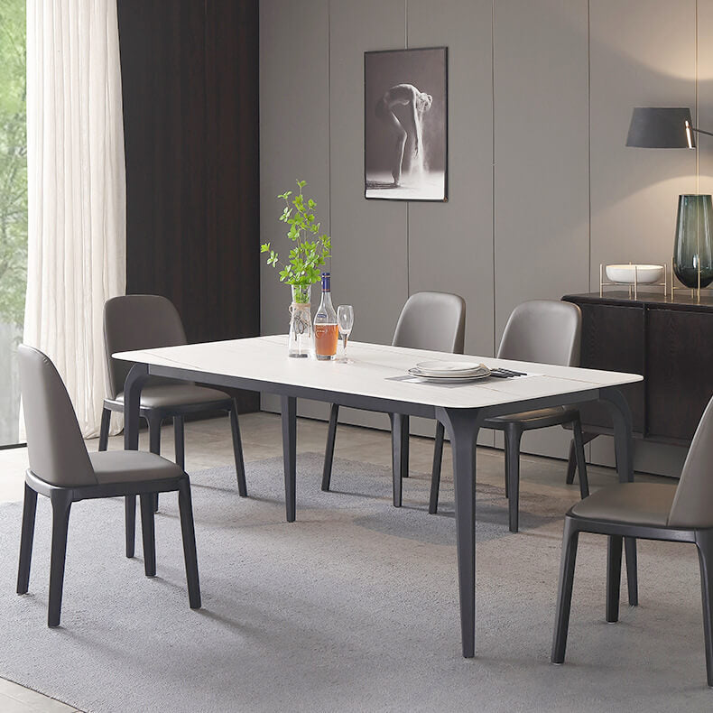 grey leg dining table