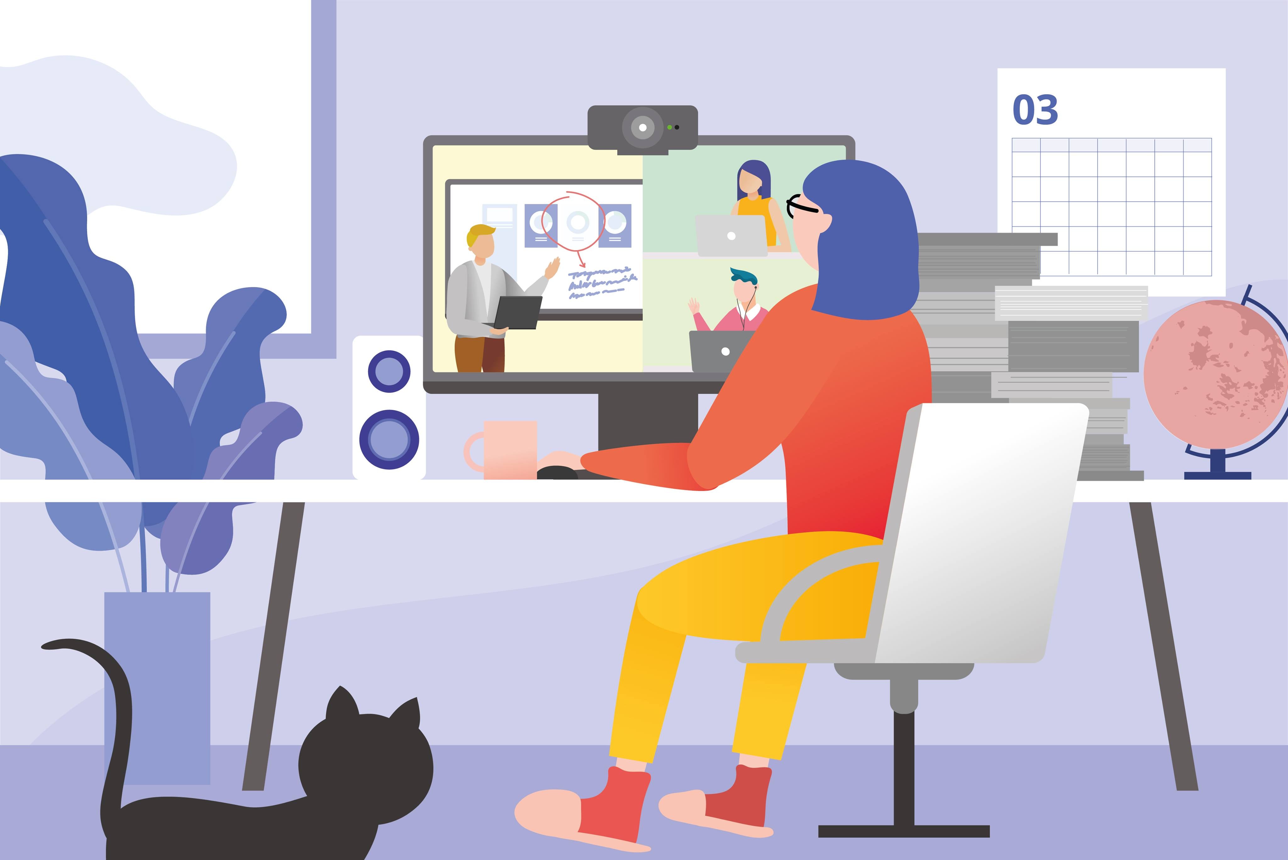 16 Tips for Healthy and Productive Remote Working - Infographic