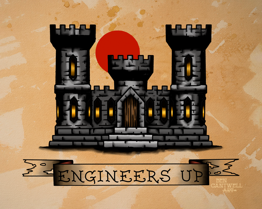 army engineer castle logo