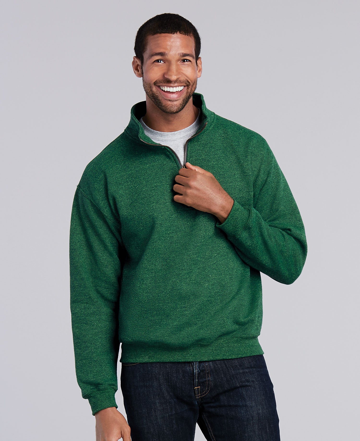 gildan cadet collar sweatshirt