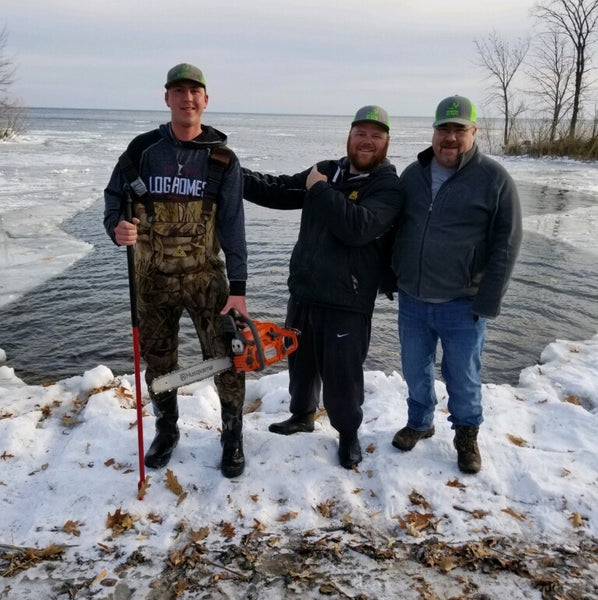 chainsaw boat launch lake