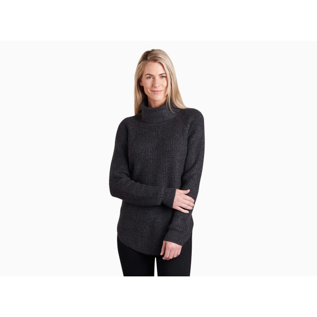 Kuhl, Sweaters, Kuhl Pullover Sweater Turtleneck 4 Zip Fleece Black Size  Small Outdoor Warm