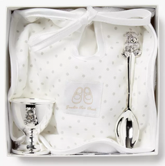 English trousseau egg cup and spoon