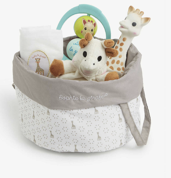 Sophie la Giraffe basket gift set