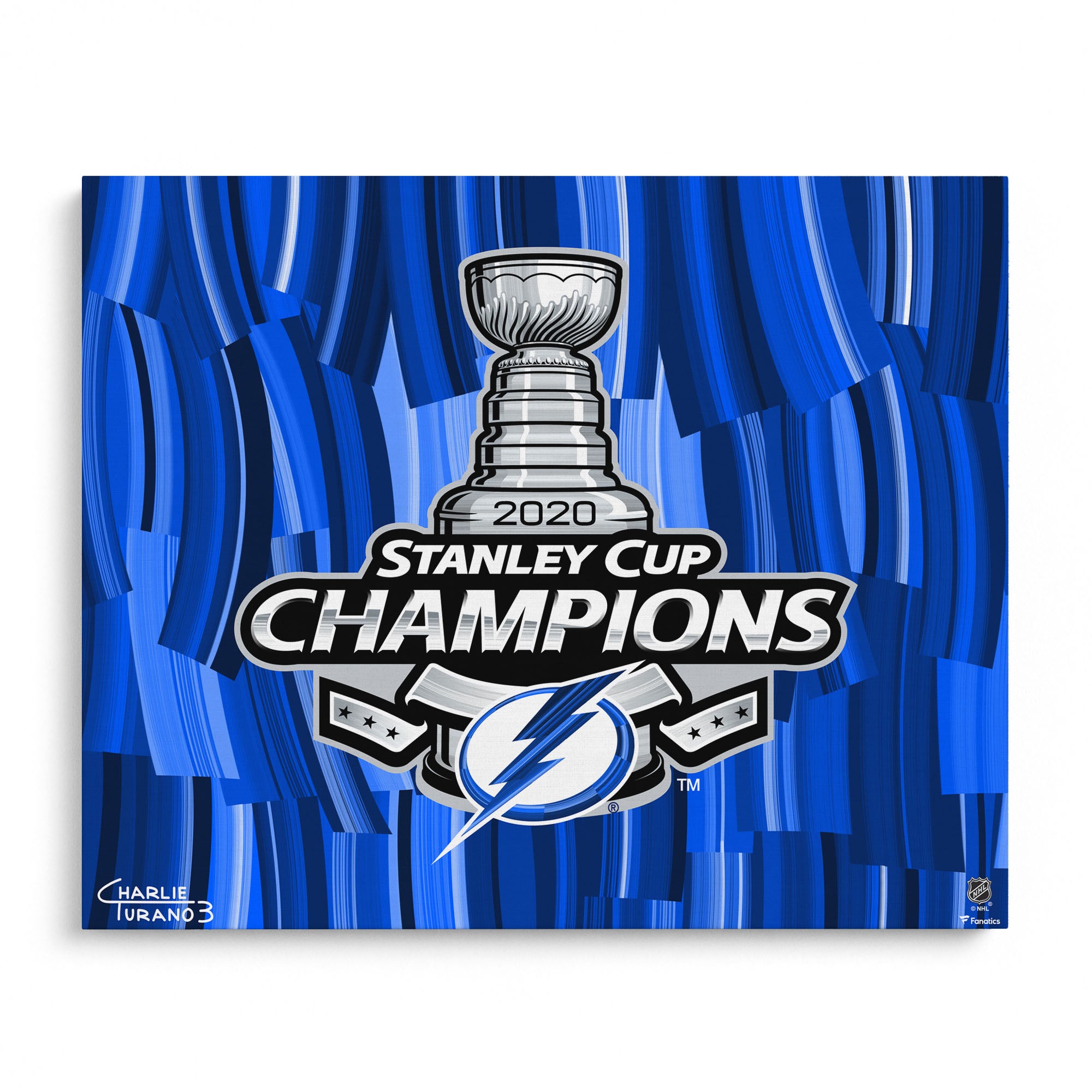 Stanley Cup Champions 16 X Embellished Giclee Charlie Turano 3