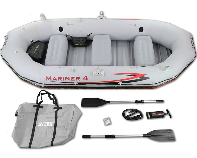 schuintrekken lava redactioneel Intex Mariner 4 Set - Vierpersoons opblaasboot – ZwembadRecreatie