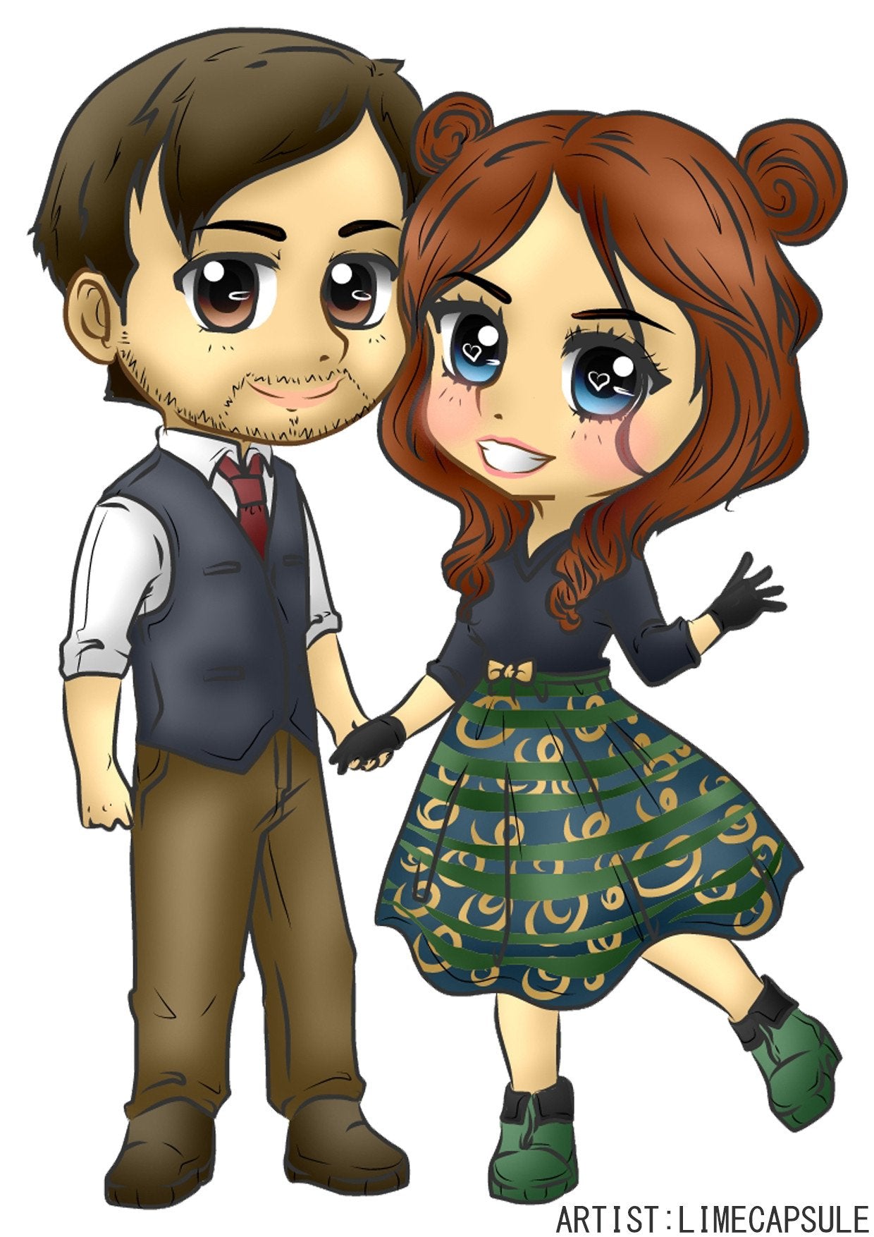 drawings of chibi couples