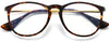 Monisola round tortoise Eyeglasses from ANRRI, closed view