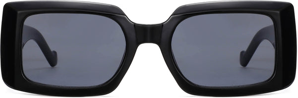 Caleb Black Plastic Sunglasses from ANRRI