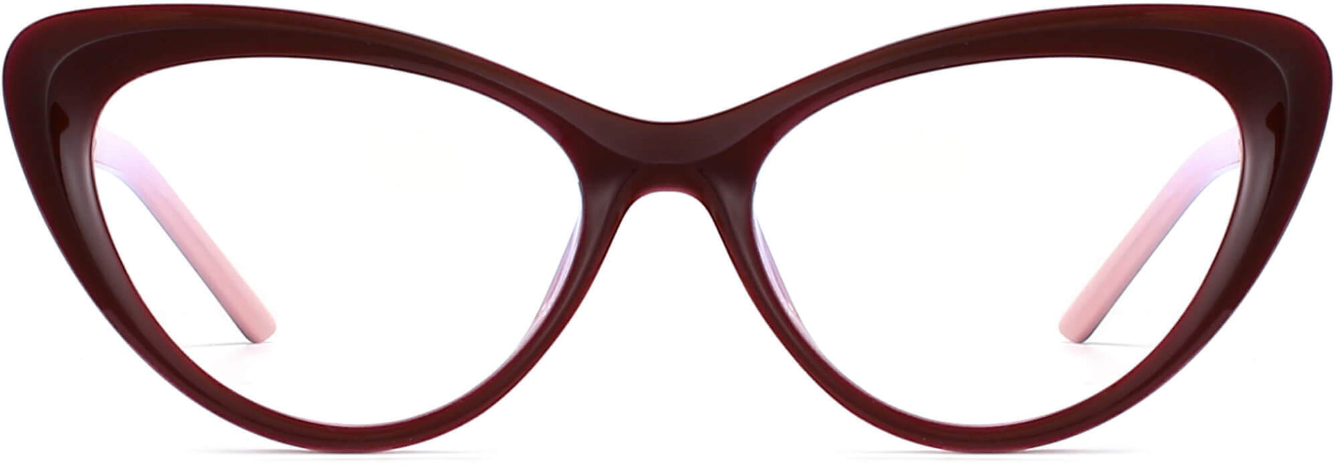 Drew Cateye Pink Eyeglasses from ANRRI, front view