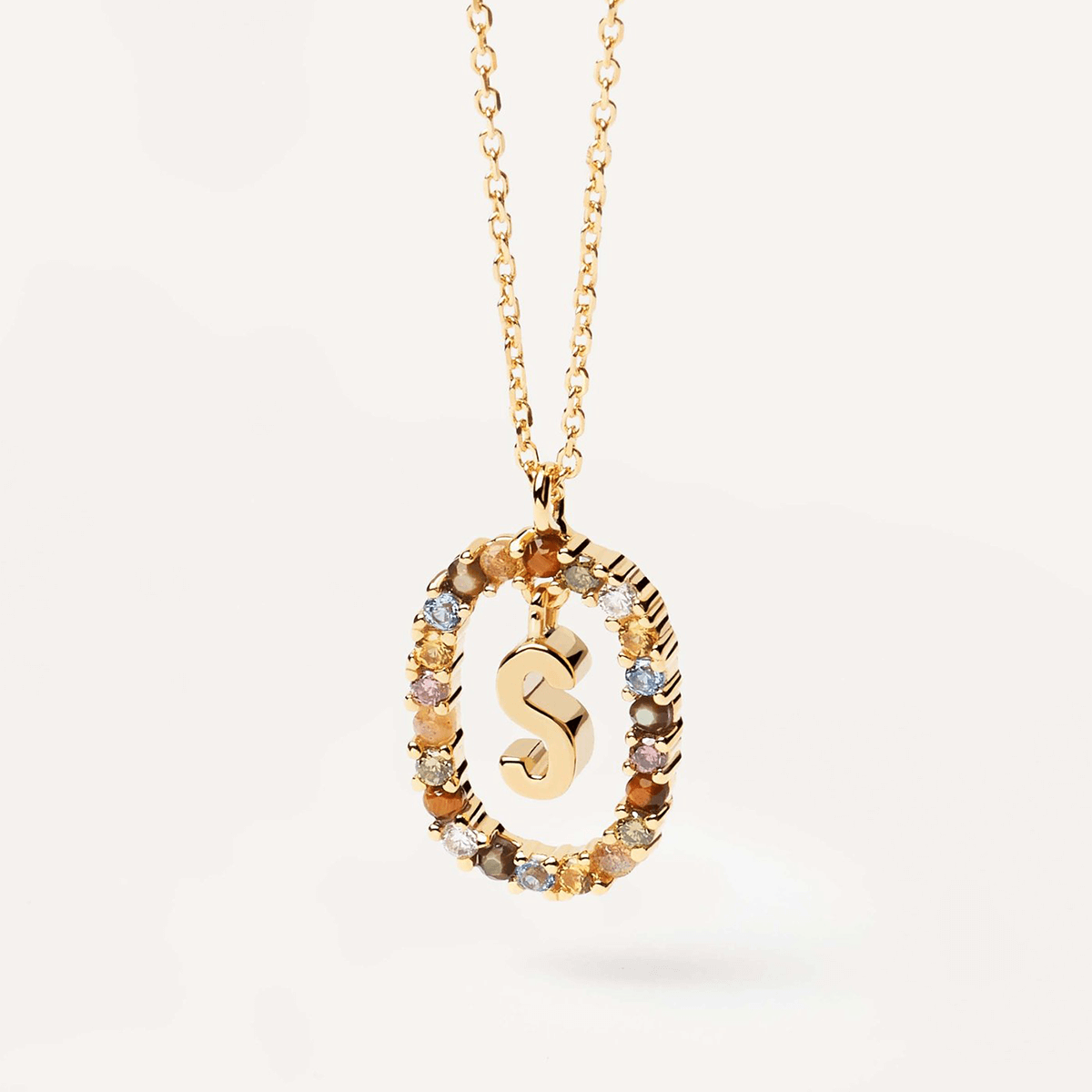 Shop Louis Vuitton Monogram Charms Necklace (MONOGRAM CHARM NECKLACE,  M62485) by Mikrie