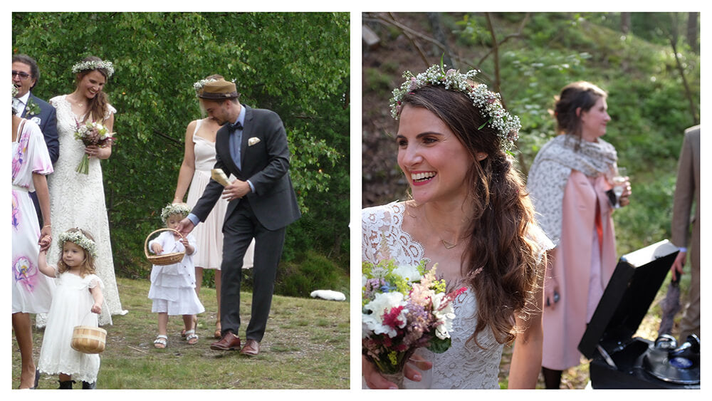 Vintage wedding dress from Hope and Harlequin