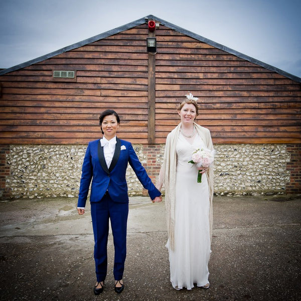 Vintage wedding dress from Hope and Harlequin