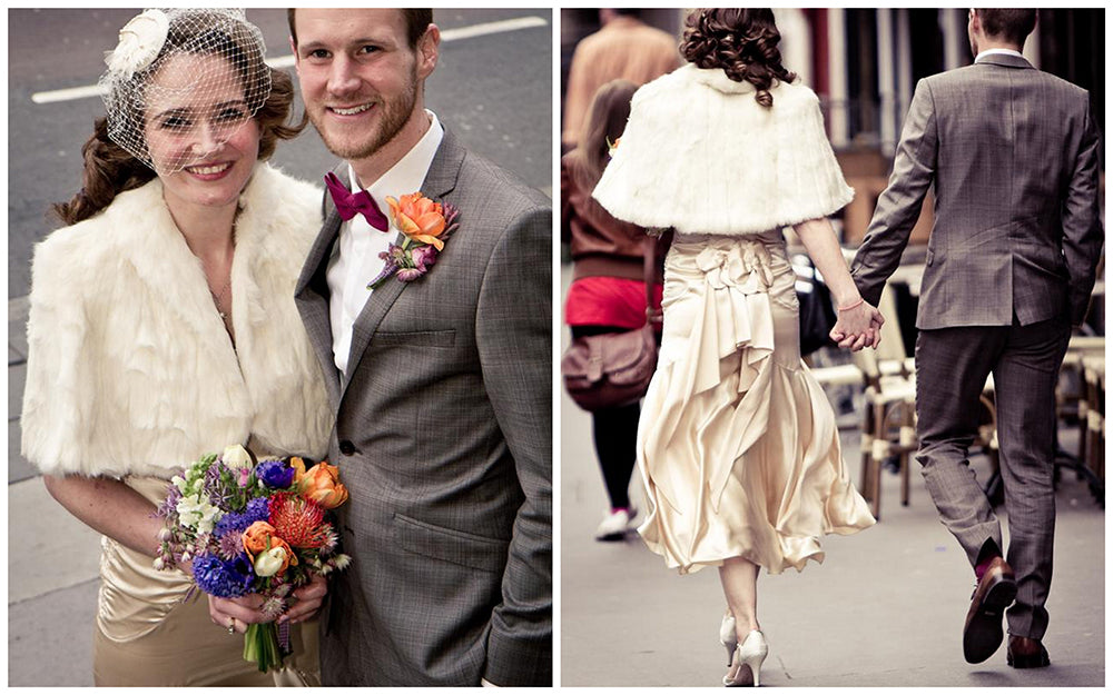 Vintage wedding dress from Hope and Harlequin