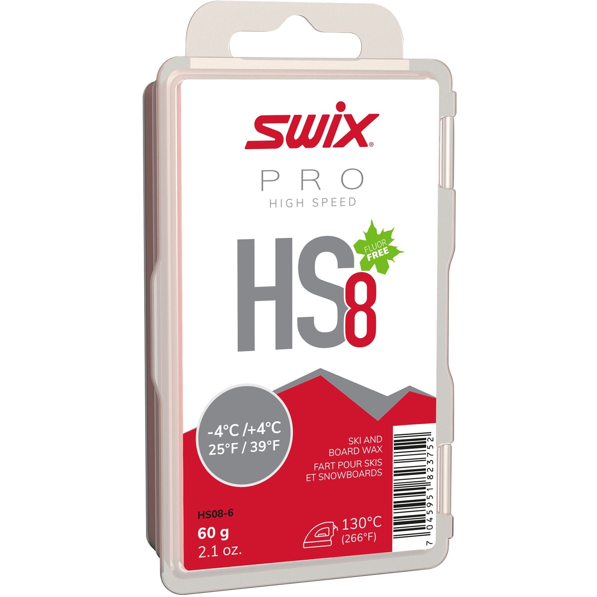 Swix Pro HS8 Red +4 / -4 60g
