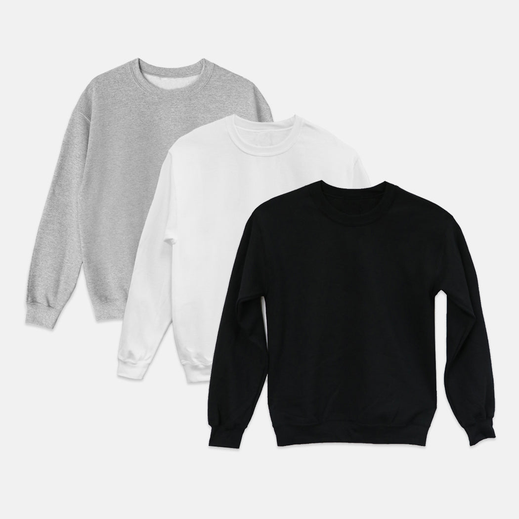 black round neck sweatshirt