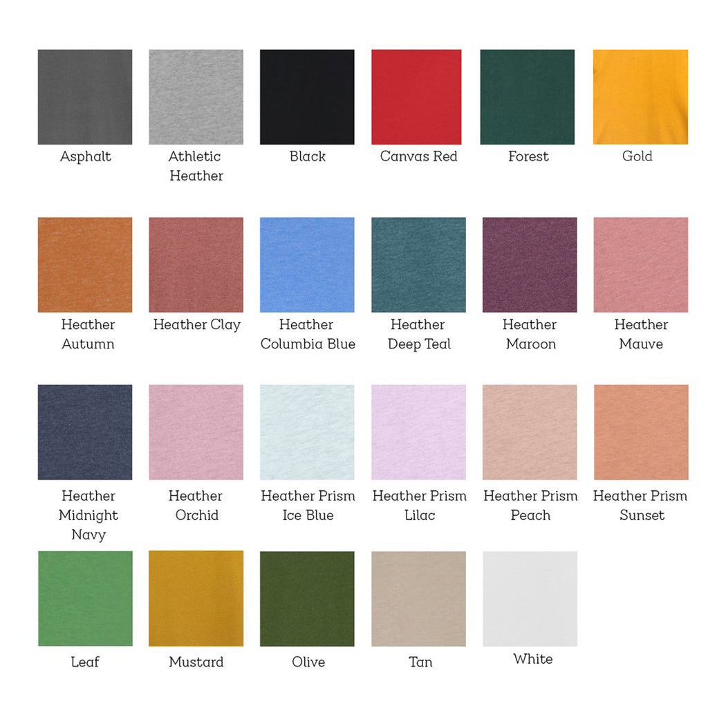 Download Color Swatch 3001 Canvas 3001 Color Chart Free Mokup Updated Bella Printful Prints Art Collectibles Mukena Id