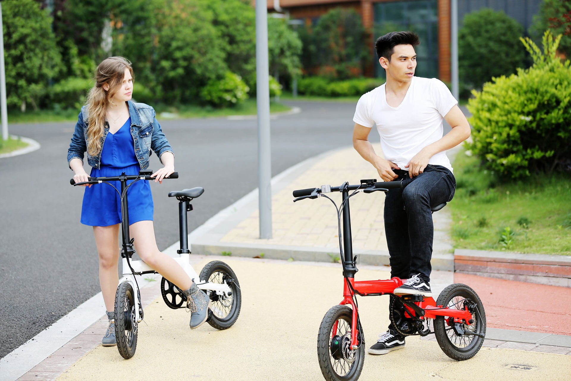 lightweight folding electric bike