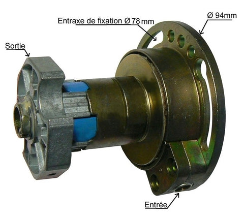 Treuil pour stores 35 mm - rapport 9/1 - Manoeuvres pour stores