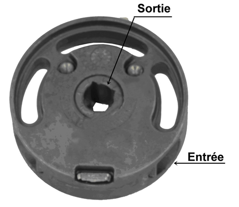 TREUIL A VSF 7/1 ENTREE ANNEAU Ø10 L120 SORTIE C13 FEMELLE (SANS