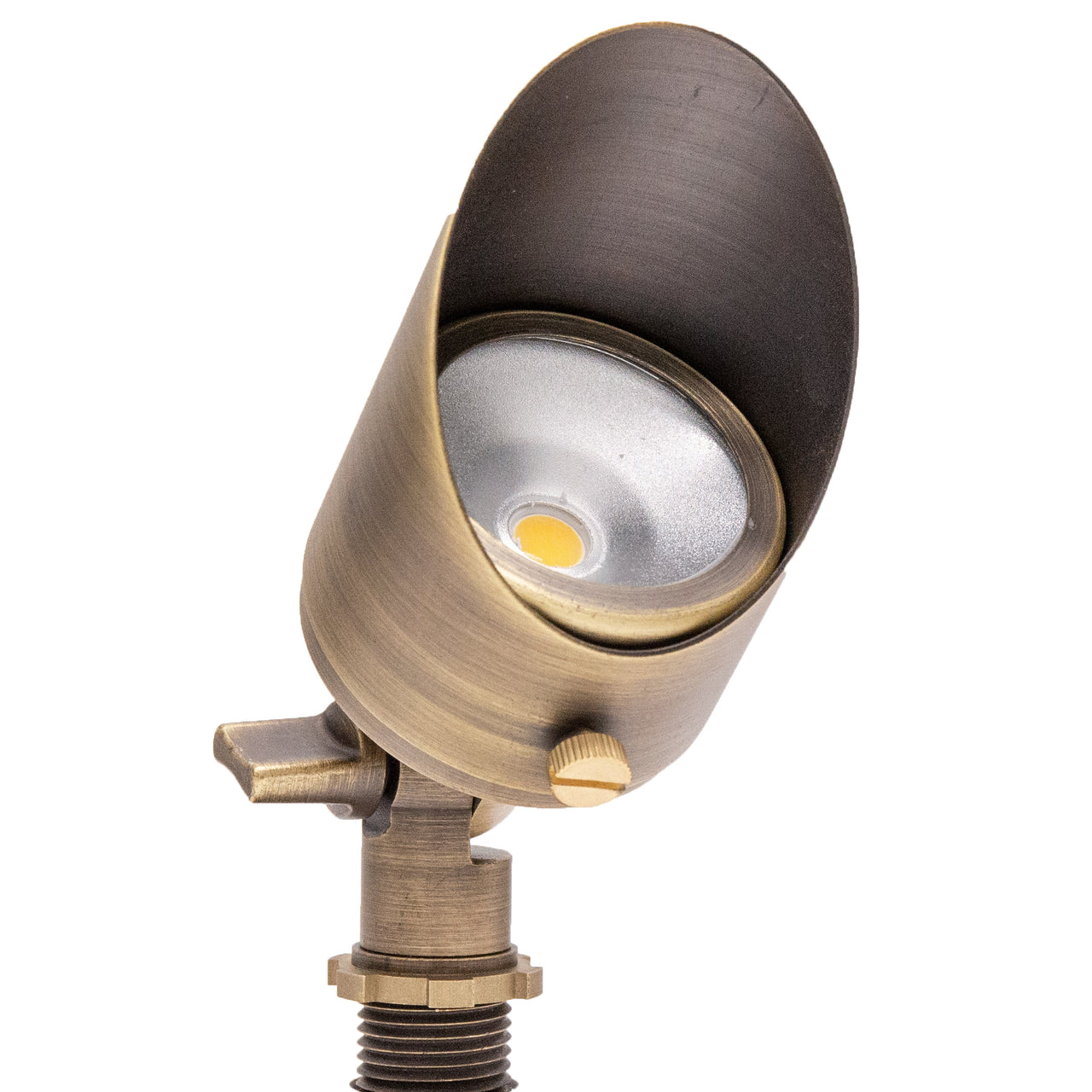 steak Houden begrijpen LogiSpot 12V Integrated LED Brass Spotlight (Bronze) - Lumen Logic™