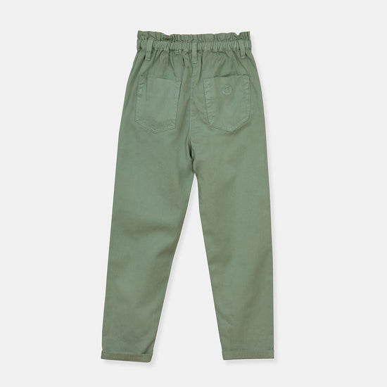 LANIDOR Green Girls Cotton Pant – Globalstock