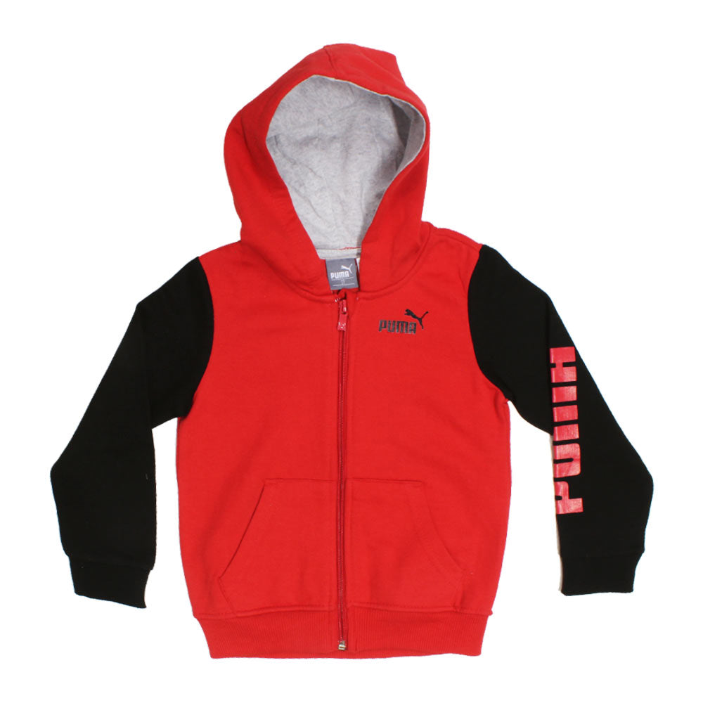 red and black puma hoodie