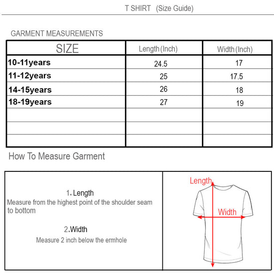 reebok t shirt sizes