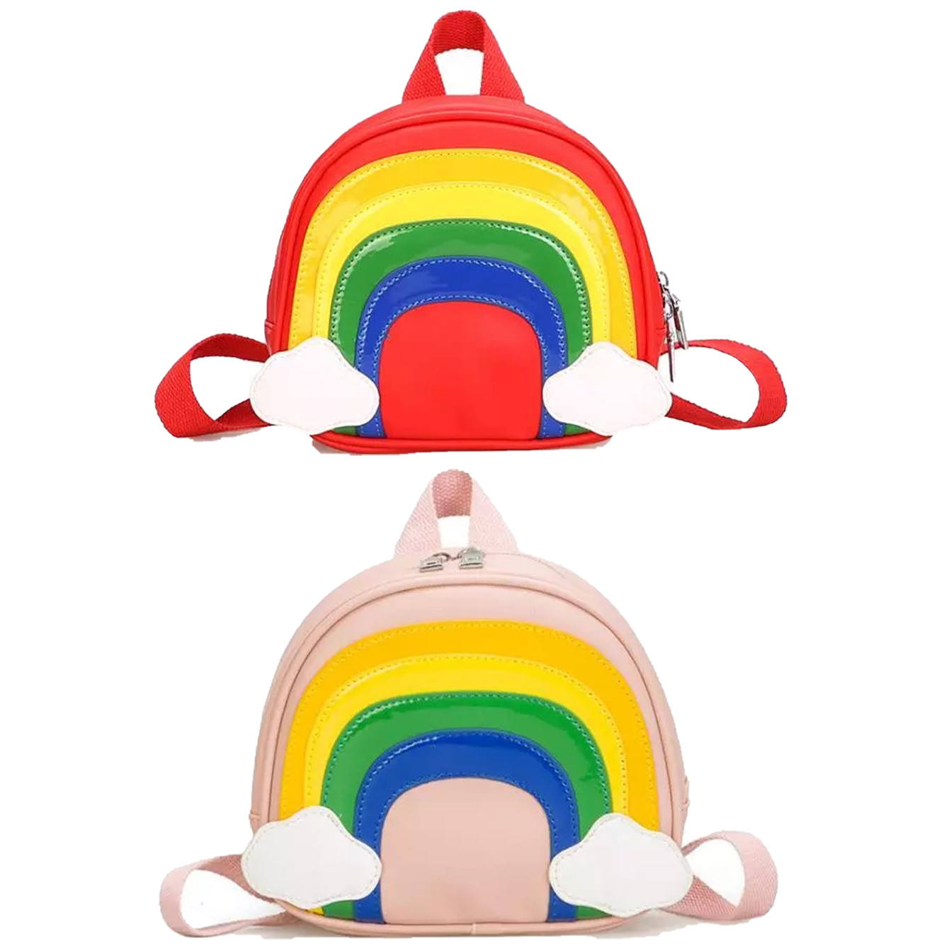 small rainbow backpack