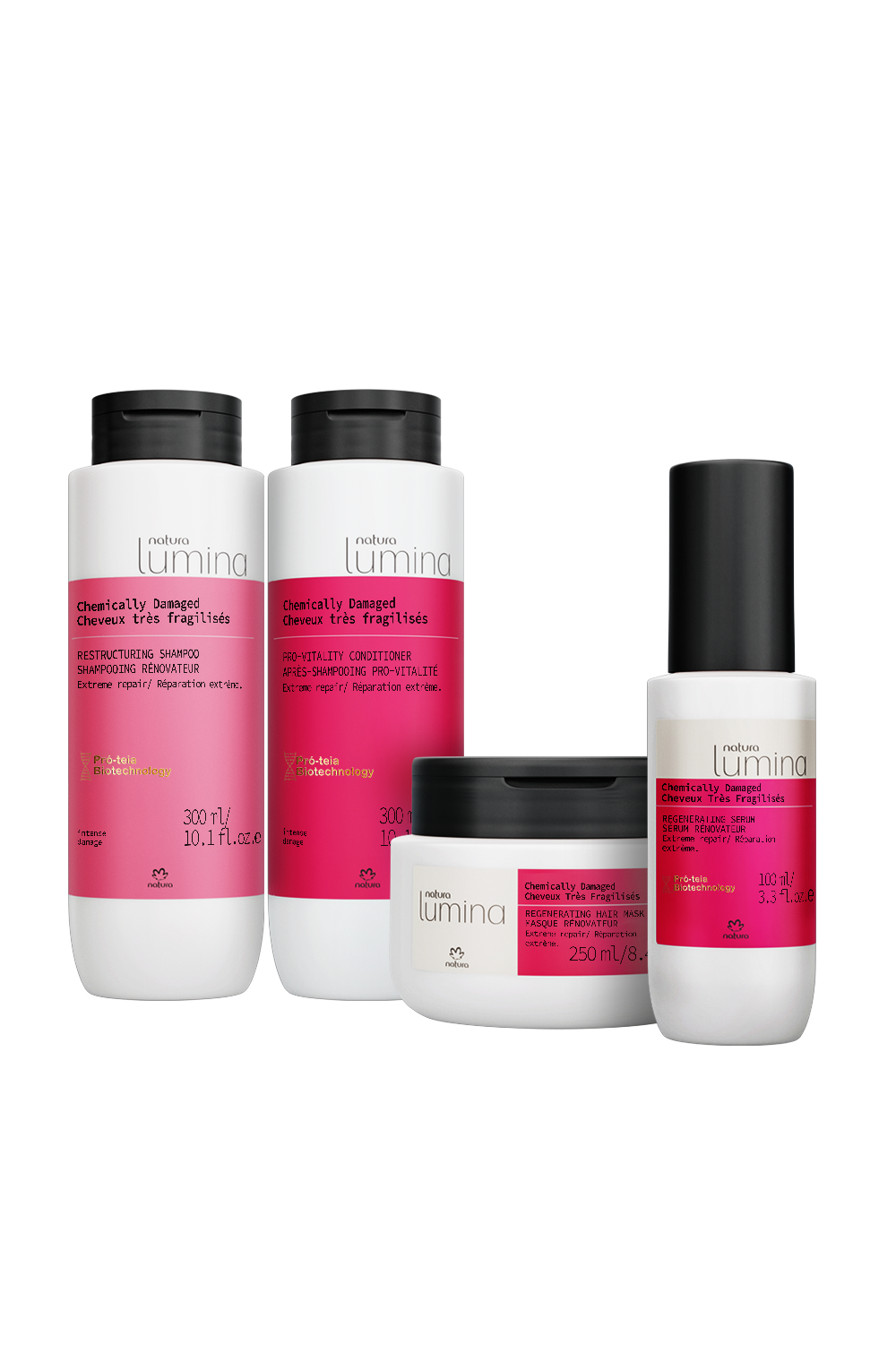 Lumina Chemically Damaged Hair Complete Care - Natura