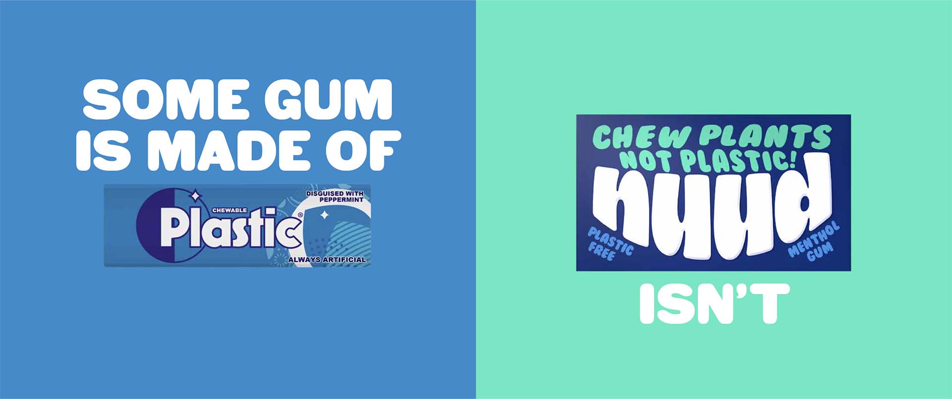 chewing gum contains plastic and nuud plastic free chewing gum