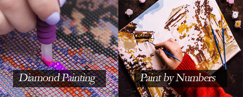 Diamond Painting Vs Paint by numbers