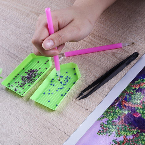 Glow Diamond Painting Pen for Diamond Painting Tools and Accessories,  Rhinestone Picker Tool Diamond Pen Quick Stick Pen Diamond Painting  Accessories Pens Diamond Art Pens Tools Green