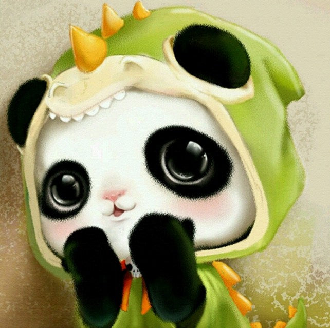 Baby Panda Cartoon Diamond Painting All Diamond Painting